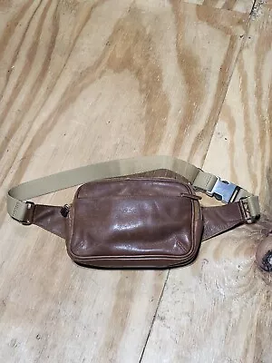 Coach Genuine Leather Fanny Pack Belt Waist Bag 5446 Fanny Pack Brown  • $75