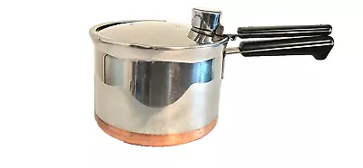 Revere Ware Vtg 4 Qt Copper Clad Bottom Pressure Cooker Pre-owned • $40