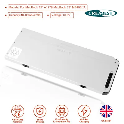 £24.89 • Buy Battery A1280 A1278 4800mAh For Apple MacBook 13  2008 Aluminium Unibody MB771