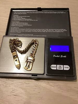 9ct Gold Cuban Link Bracelet 23 .5 Grams Custom Made 20 Cm  • $1180