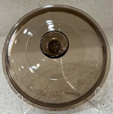 Pyrex Corning Ware Visions Round Amber V2.5C Replacement 8-1/2  Lid • $6.99