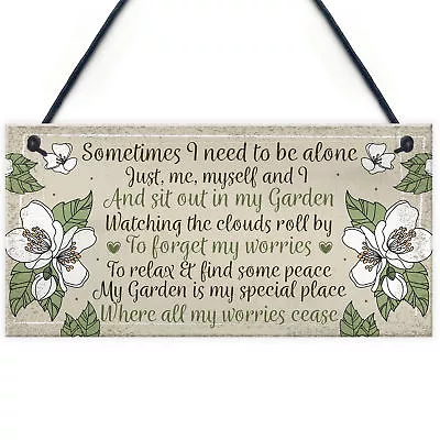 £3.99 • Buy Special Garden Sign Summer House Shed Memorial Plaque Friendship Mum Nan Gift