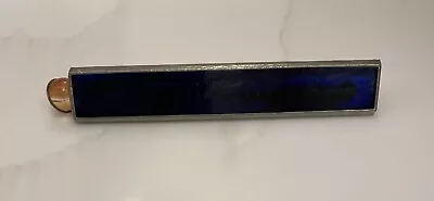 Vintage Stained Glass Kaleidoscope Cobalt Blue Leaded Glass With Marble • $18.50