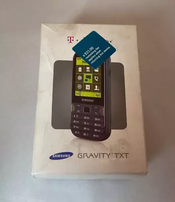 Samsung SGH-T379 (T-Mobile) Gravity Text Slider Cell Grey Vintage - Open Box • $40