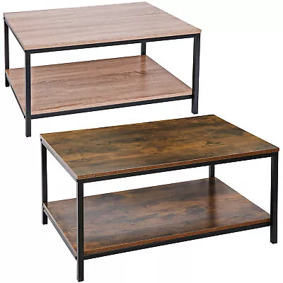 31  Coffee Table Rectangular Coffee Table W/Storage Shelf Natural/Wood Color • $44.58