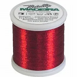 Madeira Metallic Thread 200m 315 Ruby • £2.80