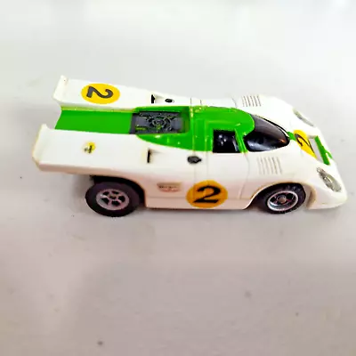 Aurora AFX Slot Car Gulf #2 Porsche 917 Green White Vintage 1970s • $39.95