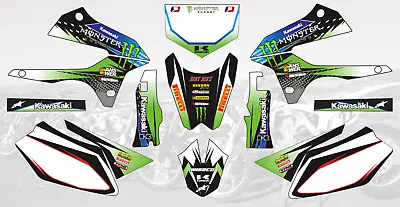 5177 Motocross Mx Graphics Decals Stickers For Kawasaki Klx250 D-tracker • $89