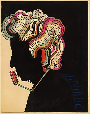 New Bob Dylan Mr Tambourine MAN Milton Glaser Music Songs Poster Print Canvas  • £52.16