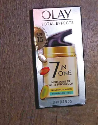 Olay Face Lotion Cream ~  Total Effects 7 In One Moisturizer Plus SPF 15 • $17.99