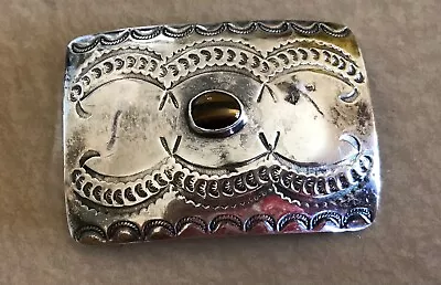 Vintage Silver Belt Buckle By W. Douglas Navajo • $225