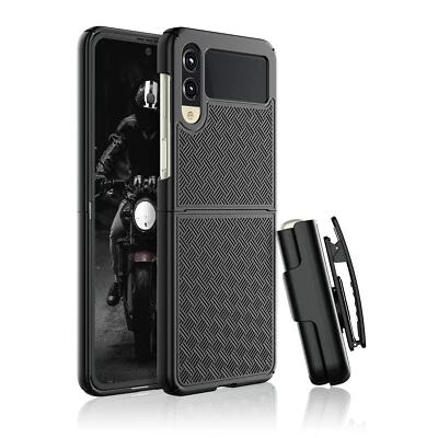 $9.89 • Buy For Samsung Galaxy Z Flip 4 5G Shockproof Phone Case W/ Belt Clip Holster Cover