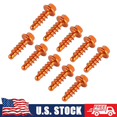 10X CNC Tapping Screws Bolts For KTM XCW 150 200 250 300 450 530 XC-W 2004-2022 • $16.99