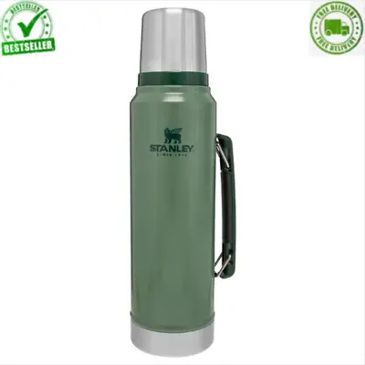 $28.99 • Buy Classic Vacuum Thermos Bottle Coffee Insulated Wide Mouth 1.1 Qt Stainless Steel