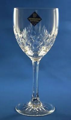 EDINBURGH CRYSTAL - KELSO DESIGN - WINE GOBLET 18.8cm / 7 3/8  UNUSED NEW • £24