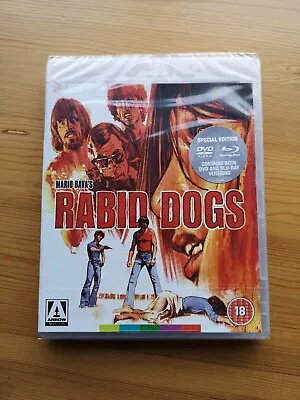 RABID DOGS ARROW LTD ED 3 Disc Reg B Blu Ray NEW & SEALED + Booklet Mario Bava • £49.99