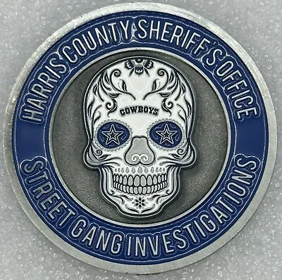 Harris County Sheriff’s Office Texas Street Gang Investigations Serialized Coin • $39.99