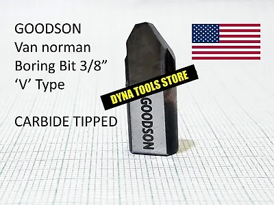 GOODSON Van Norman Boring Bar Bit  Model 944 & 777 Dia 3/8  V Type BOXED • $24.99