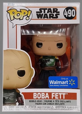 £15.99 • Buy Funko POP #490 Boba Fett (w/o Helmet) - Star Wars The Mandalorian With Protector
