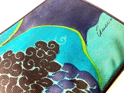 $431.65 • Buy Gucci Vintage Printed Canvas Leather Wallet Logo Bifold Purse Italy