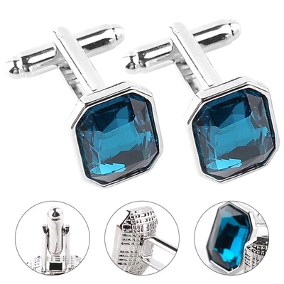 £3.64 • Buy Cufflink Rhinestone Women Novelty Crystal Cufflinks Women's Rivet