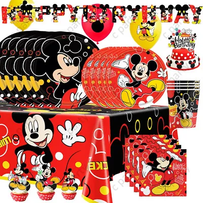 Mickey Mouse Birthday Party Supplies And Decorations Mickey Mouse Party Supplies • $21.59