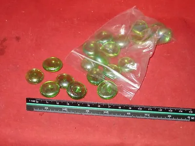 Decorative Coloured Glass Pebbles (Approx 20 Per Bag) • £2.25