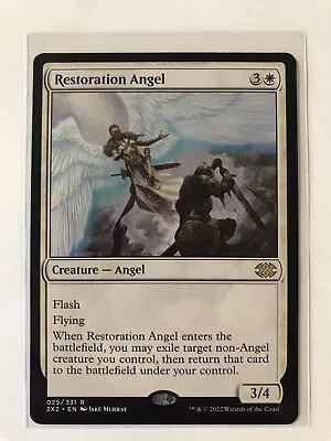 Restoration Angel Non Foil Double Masters 2022 MTG Magic Gathering Pack Fresh! • $1.50