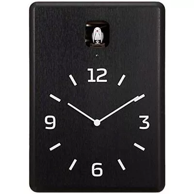 Lemnos CUCU Cuckoo Clock Desk Wall Wood Black LC10-16 BK With Light Sensor Gift • $444.48