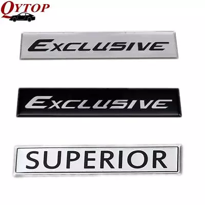 1x Car Rear / Fender Side Emblem Exclusive Superior Badge Sticker For All Car • $14.39