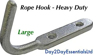 Rope Hook Heavy Duty Bolt On Tie Down - Top Quality - All Sizes Available - • £3.59