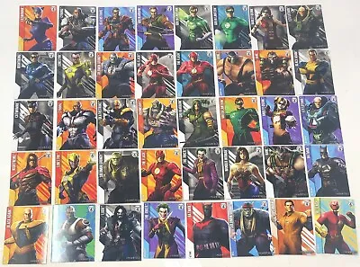 DC Injustice Cards 40x Common Set Bronze/Silver/Gold (Non-Foil Series 4) Arcade • $27.95