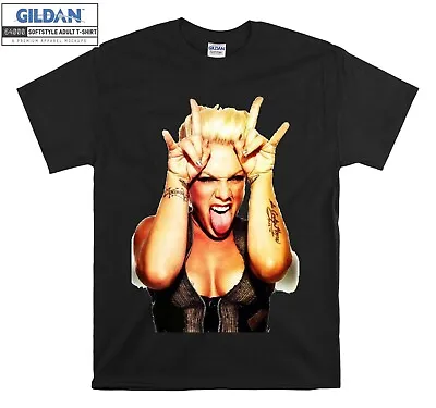 Pink P!nk Singer T-shirt Alecia Beth T Shirt Men Women Unisex Tshirt 162 • $14.87