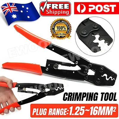 $17.95 • Buy Cable Crimping Plier 1.25-16mm² Wire Crimper Terminal Anderson Plug Crimp Tool
