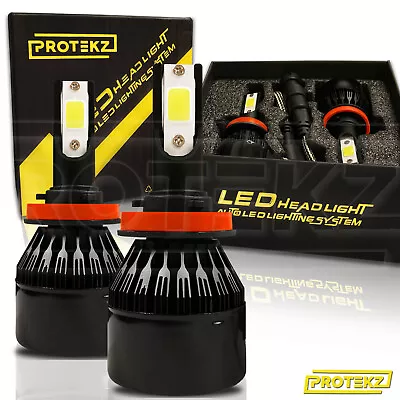 LED HID Headlight Kit Protekz 9004 HB1 Bulbs For 1986-1993 Mercedes-Benz 300E • $37.04