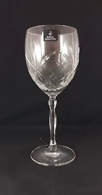 £20 • Buy New In Box Royal Doulton Pair Goblet Wine Glasses Elizabeth Rose 360ml