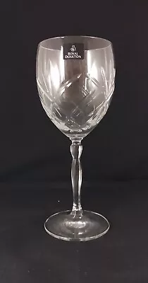 £20 • Buy New In Box Royal Doulton Pair Goblet Wine Glasses Elizabeth Rose 360ml