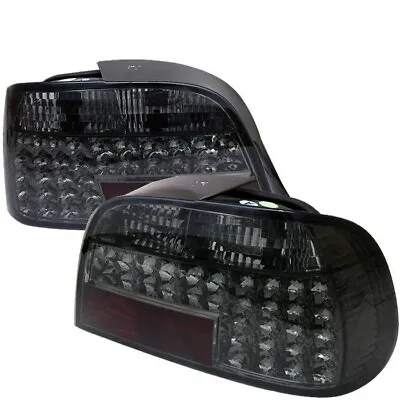 For BMW E38 7-Series 95-01 LED Tail Lights - Smoke Spyder 5000644 • $289.71