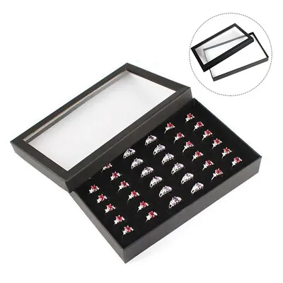 Velvet Jewelry Rings Earrings Organizer Box Holder Display Tray Storage Case • $5.93