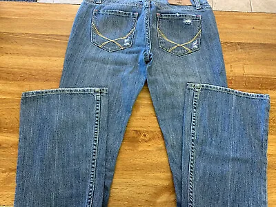 Victoria's Secret Pink Boot Cut Womens Size 4R Blue Denim Jeans • $14.50