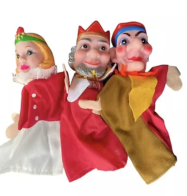 $24 • Buy Vintage Mr. Rogers Neighborhood Hand Puppets Set Of 4 PBS Theatre