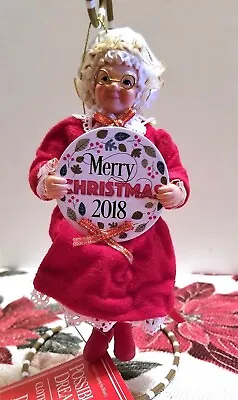 Possible Dreams Mrs Claus Ornament  Merry Christmas 2018  6002954 Free Shipping • $14.99