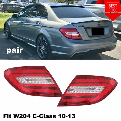 Pair L&R Tail Lights New Fit 2011-2014 Mercedes W204 C350 C63AMG C300 C180 C200 • $181.99