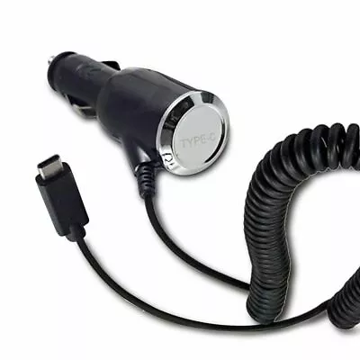 $12.23 • Buy USB-C Type C 12v In Car Mobile Phone Car Adaptive Fast Charger 