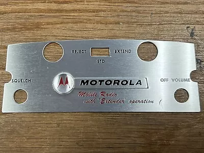 Motorola MOTRAC MOCOM-70 NOS Control Head Escutcheon Faceplate 1 Frequency • $30