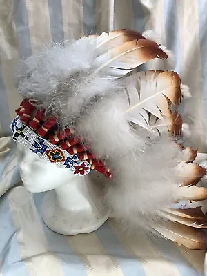 $49.99 • Buy Native American Indian Feather Headdress Costume 