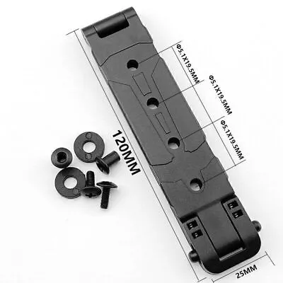 1PC K Sheath Back Clip MOLLE Buckle With Screws For KYDEX Scabbard Replacement • $7.19