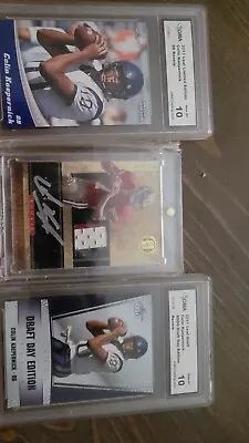 Rare Colin Kaepernick Gold Standard  Auto Rookie Card With Patch!  • $140