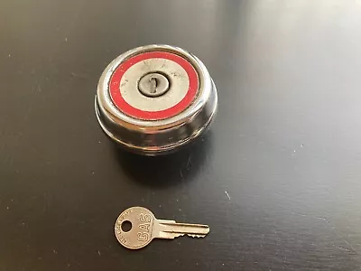 $10 • Buy Vintage Locking Gas Cap Car Part Original Stant XO-1664 With Key Rat Rod Chrome