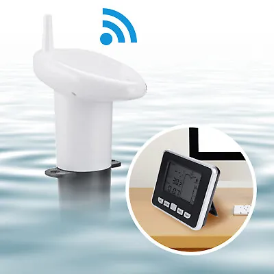 £66.45 • Buy Sonic Ultrasonic Water Level Monitor Heating Tank Indicator Gauge Sensor LCD UK